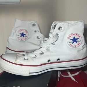 White All-Star High-top chucks!